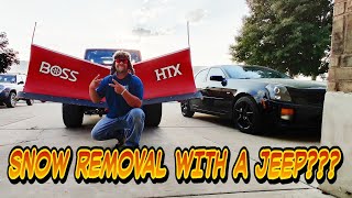 SNOW REMOVAL WITH A JEEP WRANGLER!!!  ARE YOU KIDDING ME??