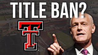 Big 12 Banning Texas Tech From Title Game? League Could Bring the Hammer Down Tomorrow