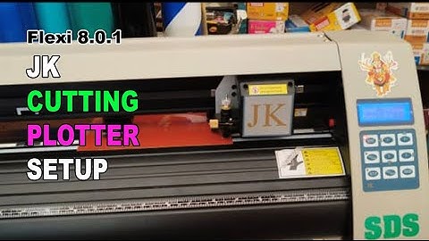 JK Cutting Plotter Flexi 8 Mein Setup Kese Karen | how to setup Flexi 8.1 in JK cutting ploter
