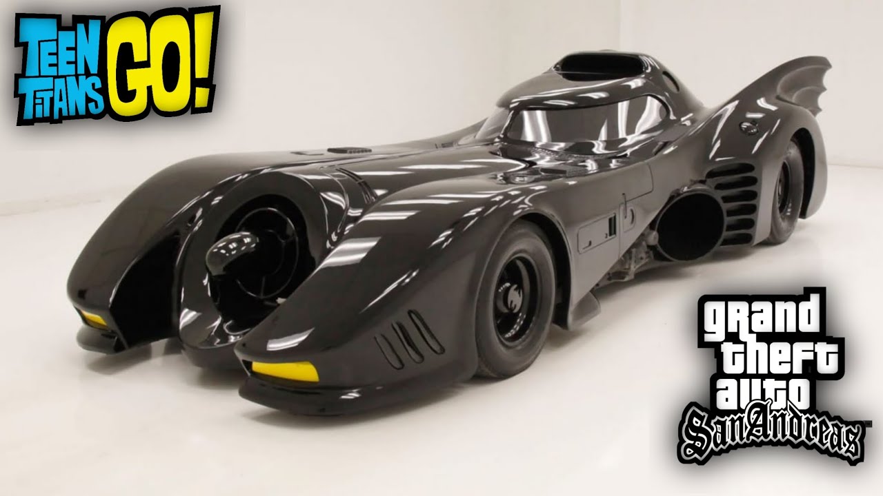 Batman car Teen Titans GO Gta Sa Mod Android YouTube