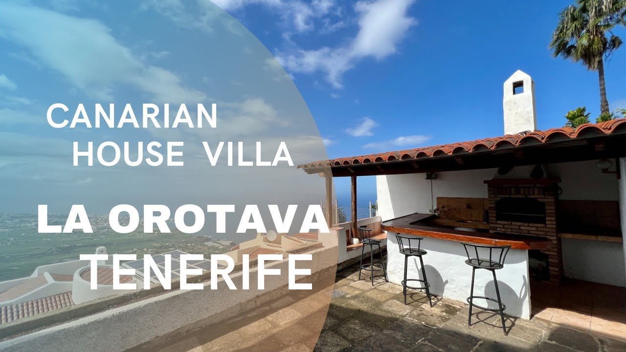 CANARIAN HOUSE VILLA FOR SALE LA OROTAVA TENERIFE CANARY ISLANDS YouTube