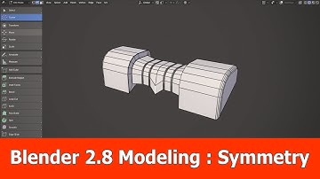 Blender 2.8 Modeling Beginner Tip : Symmetry & Mirror