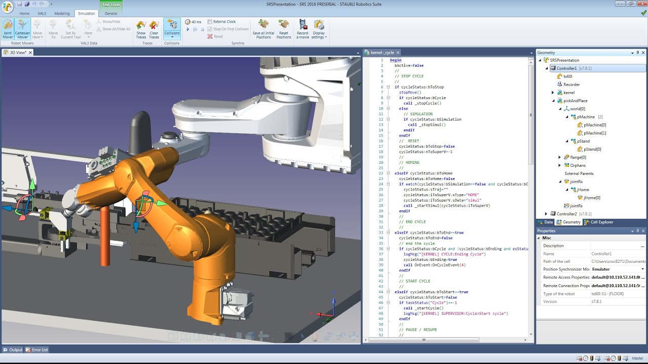 staubli robot programming
