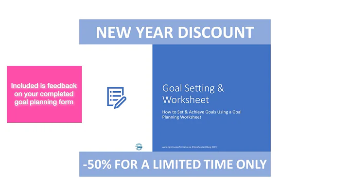 Goal Setting Training Promotion. Learn to Set and Achieve Goals Like a Pro