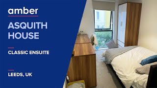 Room Tour Clic Ensuite Asquith House, Leeds Student Accommodation In Uk Amber
