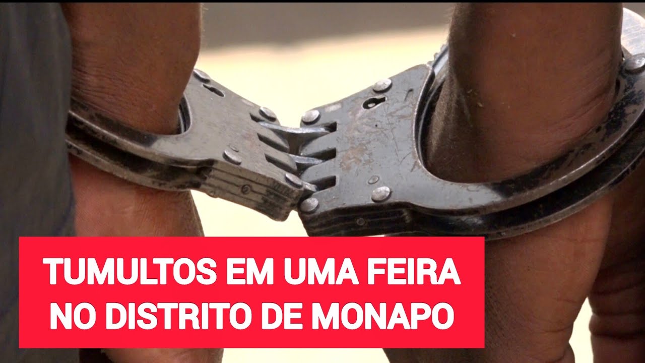 🔴TRÊS MEMBROS DO ANAMOLA ESTÃO DETIDOS ACUSADOS DE PROMOVER TUMULTOS EM UMA FEIRA DISTRITO DE MONAPO