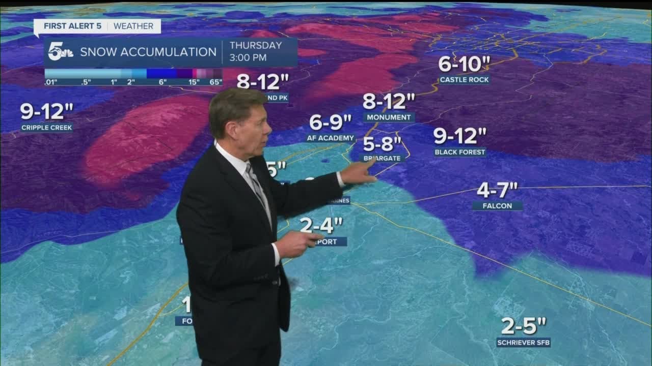 Rain showers transition to snow tonight - YouTube