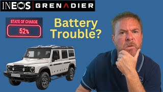My INEOS Grenadier LOW Battery Level - Normal or Not?