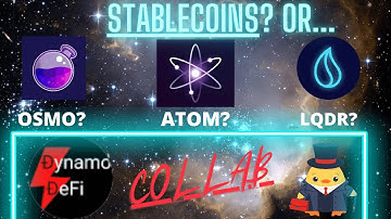 DeFi Portfolio Strategies and COSMOS/OSMO/LQDR/Stablecoins [Dynamo DeFi - Collab Video]