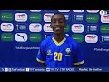 Mchezaji wa @Serengeti Boys Hassani Kizinga   akizungumza baada ya mchezo wa  AFCON