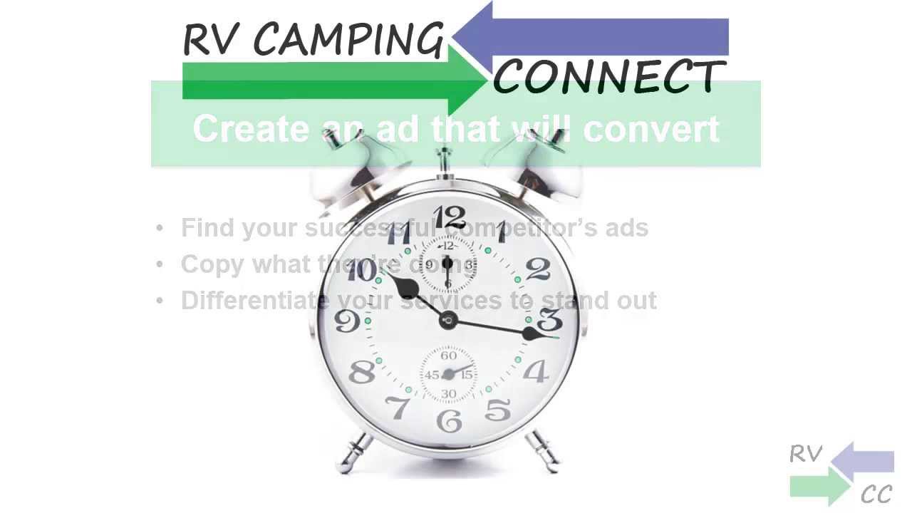 RV Business Marketing Tips In Under 2 Minutes - Adwords Tip #5