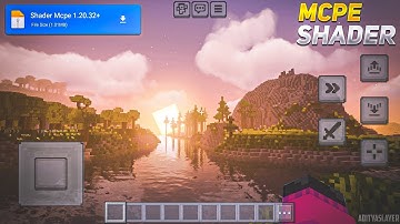 Ultra Realistic Shader Mcpe 1.20.30+ 👌 | 100% Work Render Dragon New