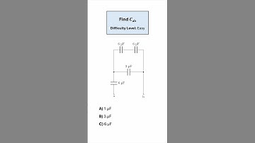 Equivalent Capacitance Question #electrical #electricalengineering