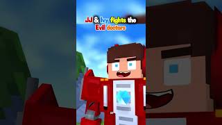JJ &amp; Ivy goes head to head with the evil doctors #minecraft #minecraftshorts #minecraftanimation