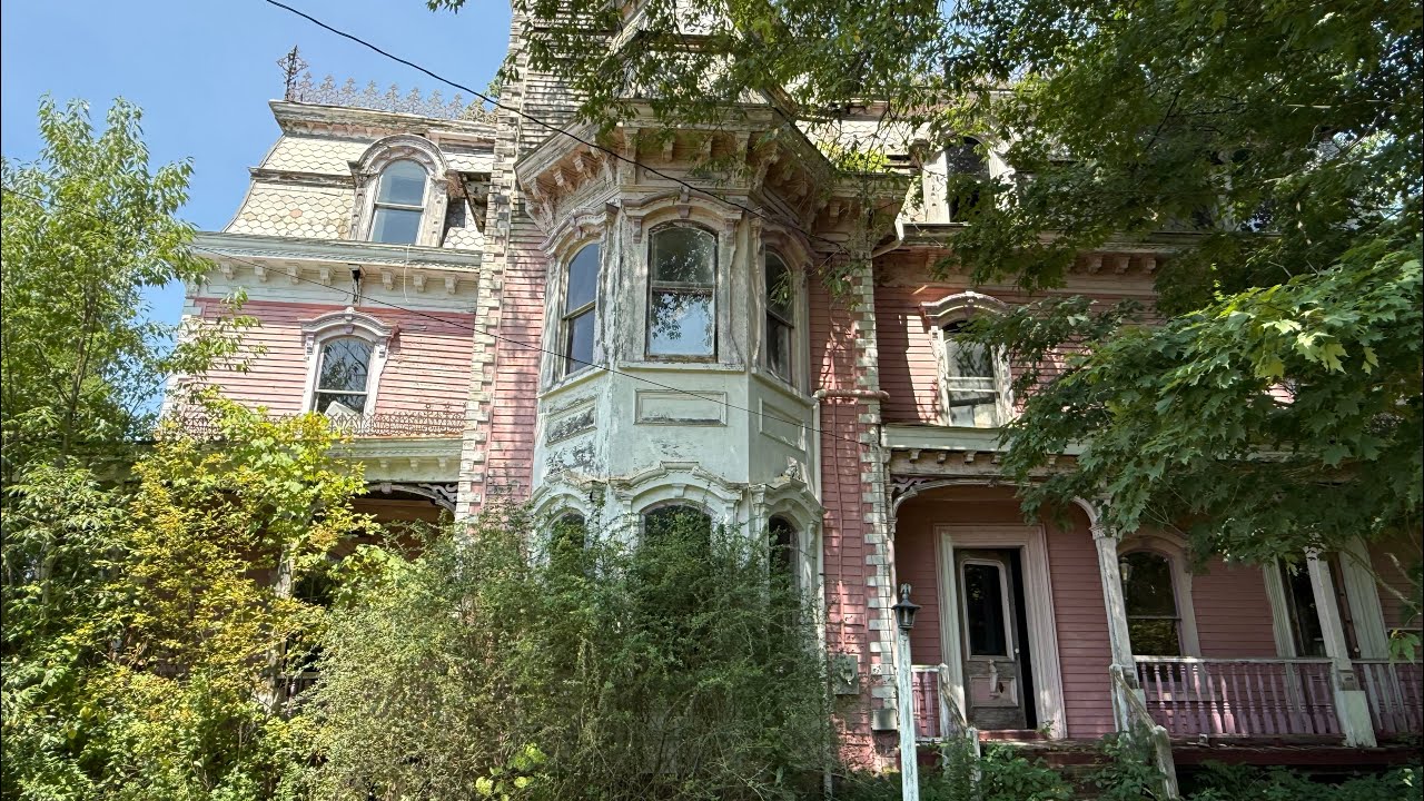 Incredible ABANDONED 1860s second empire heritage mansion **extremely dangerous** 