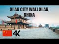 XI&#39;AN, CHINA | City Wall (Yongning Gate) Walking Tour | 4k | October 5th 2020