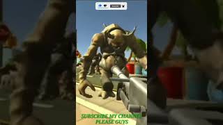 Dinosaur Hunter Dino City 2017 Android Gameplay 3 kill #shorts screenshot 2