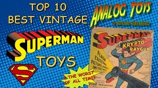 Top 10 Best Vintage Superman Toys - Superman Action Figure Collection