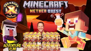 9 Treasure X Minecraft Nether Quest Characters Rare Enchanted Wither Skeleton Adventure Fun!