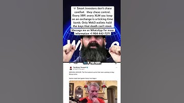 Do not hold your crypto on exchanges or cold wallet make sure you are holding them on Web3 #xrp