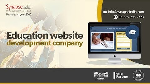 Education website development company - SynapseIndia