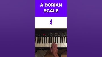A Dorian Scale On Piano: Easy Tutorial For Beginners | Music Simply Understood #music  #dorian
