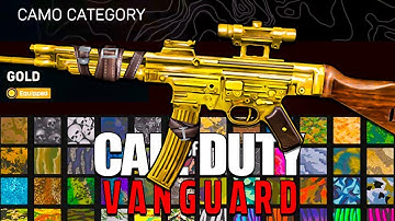 CALL OF DUTY VANGUARD MULTIPLAYER AND ZOMBIE MASTERY CAMOS