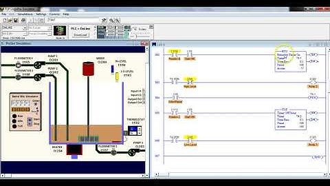 PLC Training with Timers. TON, RTO, TOF.