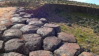 Columnar basalt, Drumheller Channels – I’m at a Loss for Words