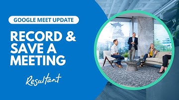 Record a Hangouts Meet meeting and save it to Google Drive and More!