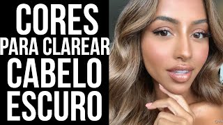 DESCUBRA AS CORES PARA CLAREAR O CABELO ESCURO! #HairTutorial