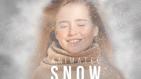Animated Snow Photoshop Action Tutorial | Just One Click