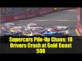 Supercars Pile-Up Chaos: 10 Drivers Crash at Gold Coast 500