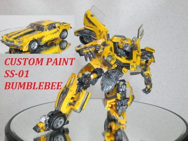 【TF玩具レビュー】カスタム塗装してみた！ スタジオシリーズ SS-01 バンブルビー　／　Transformers Studio Series 01  BUMBLEBEE Painting