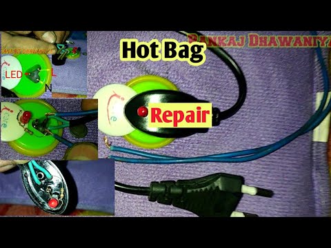 Electric hot water bag Repair  YouTube