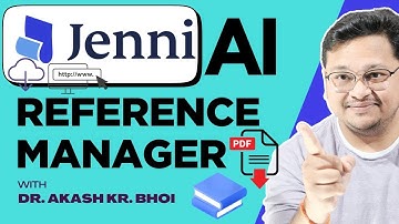 Jenni AI Library & Web Importer: The Ultimate Reference Management Guide! || Hinglish