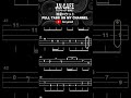 流星ロケット (RYUUSEI ROCKET) / AN CAFE【BASS TAB】 #shorts #basstabs #ancafe