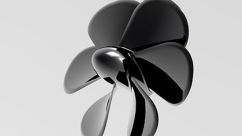 Solid Edge tutorial - 44 - Propeller design solid edge.