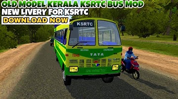 Download Old Model KSRTC Bus Mod In Bus Simulator Indonesia - Bussid Car Mod - Bussid Bus Mod