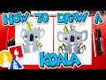 How To Draw A Cartoon Koala