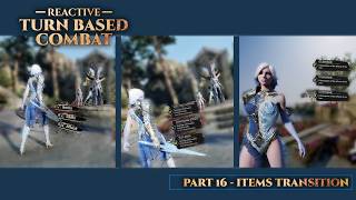 Items Screen Camera & UI Transition - Unreal Engine Reactive Turn Based Combat #16