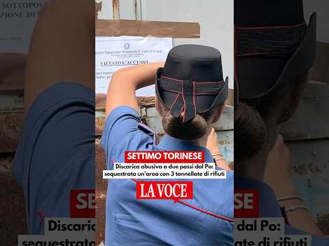 Video Settimo Torinese, discarica abusiva a due passi dal Po