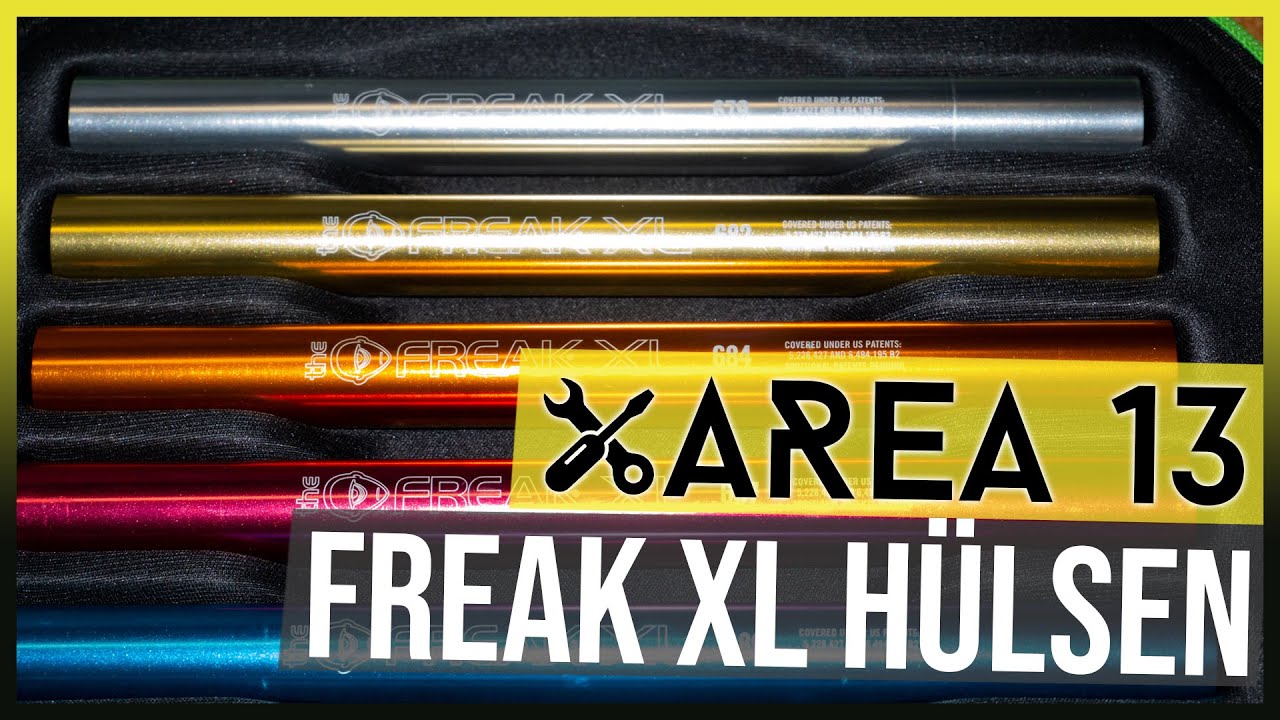 AREA13 | Freak und Freak XL Hülsen und Läufe | Paintball & Airsoft