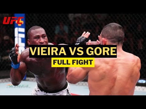 Rodolfo Vieira vs Tresean Gore | UFC FIGHT NIGHT FULL FIGHT | #ufchighlights
