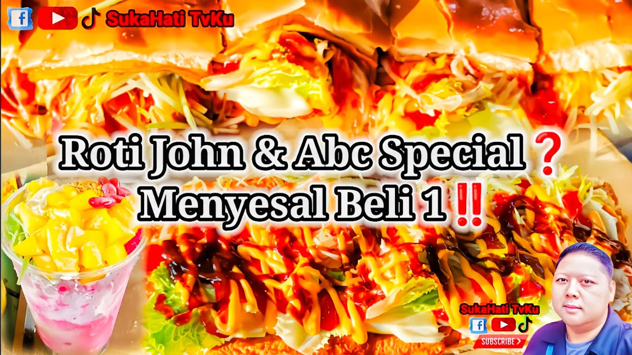 Hanya ada di bulan ramadhan menu yang sangat istimewa Roti John & Abc ...