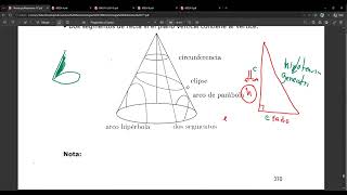 Clase sobre conos secciones planas calculo de medidas