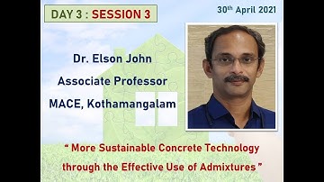 KTU sponsored FDP on SUSTAINABLE BUILDING MATERIALS AND PRACTICES_Day 3 Session 3