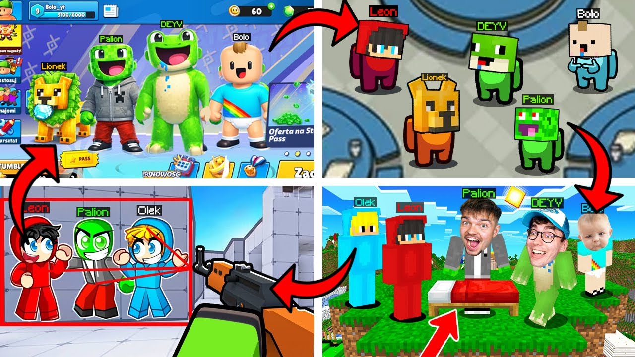 CO 5 MINUT GRAMY w INNĄ GRE z CAŁYM PALIONOWEM w Minecraft!