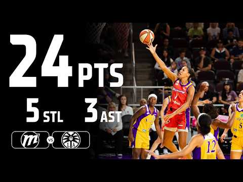 Noemie Brochant 24 points Highlights vs Los Angeles Sparks | August 11th, 2026