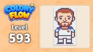 Colony Flow level 593 walkthrough solution gameplay 